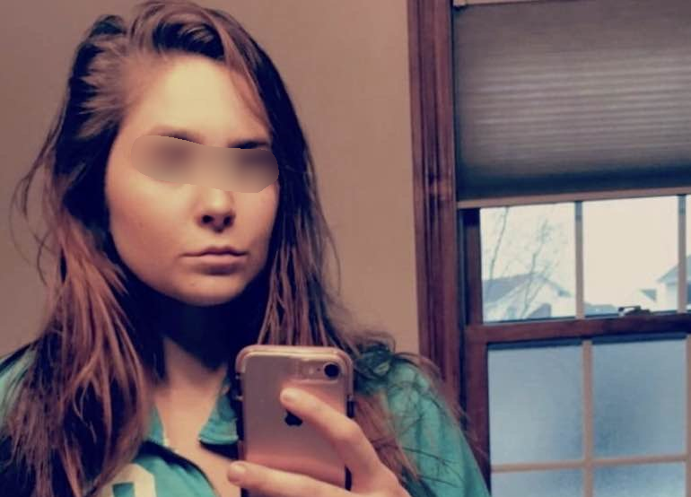 American guy expose his GF to the web